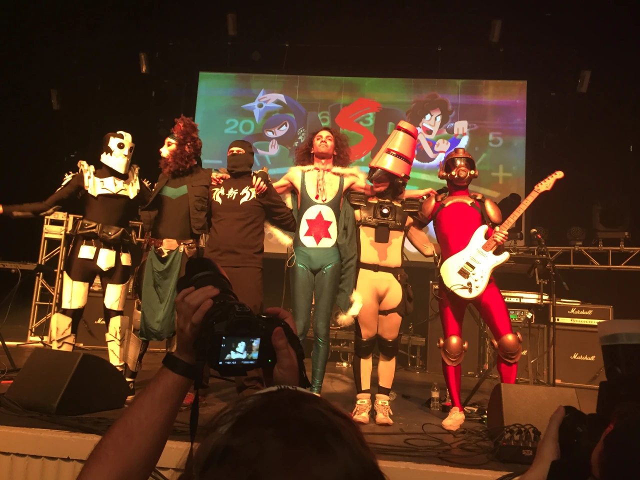 TWRP performing live on stage